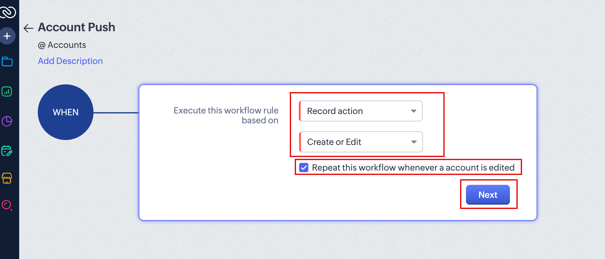 Image of Next button