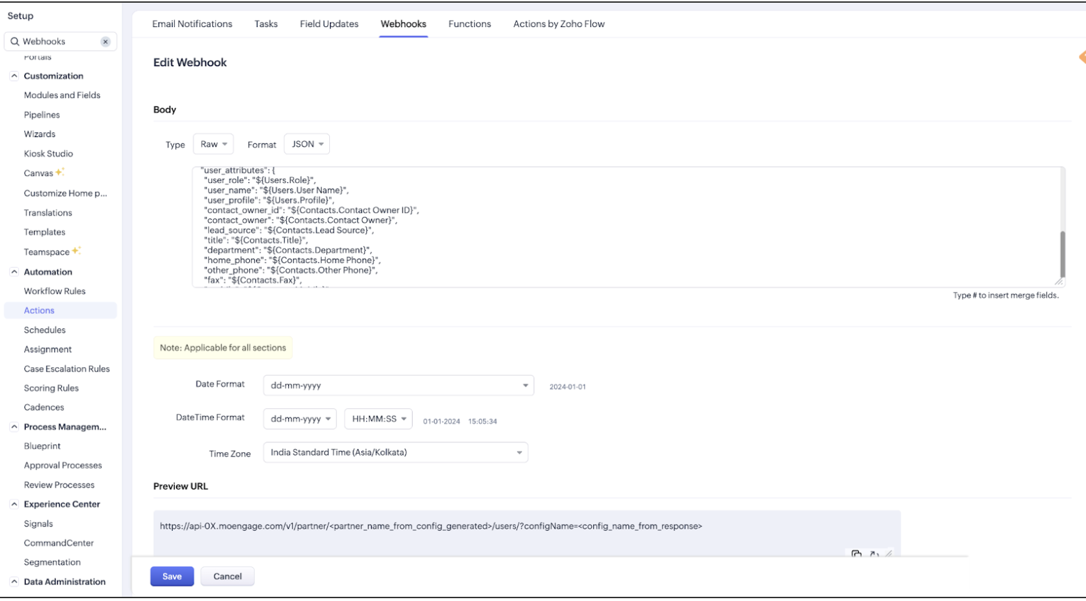 Image related to webhook request body