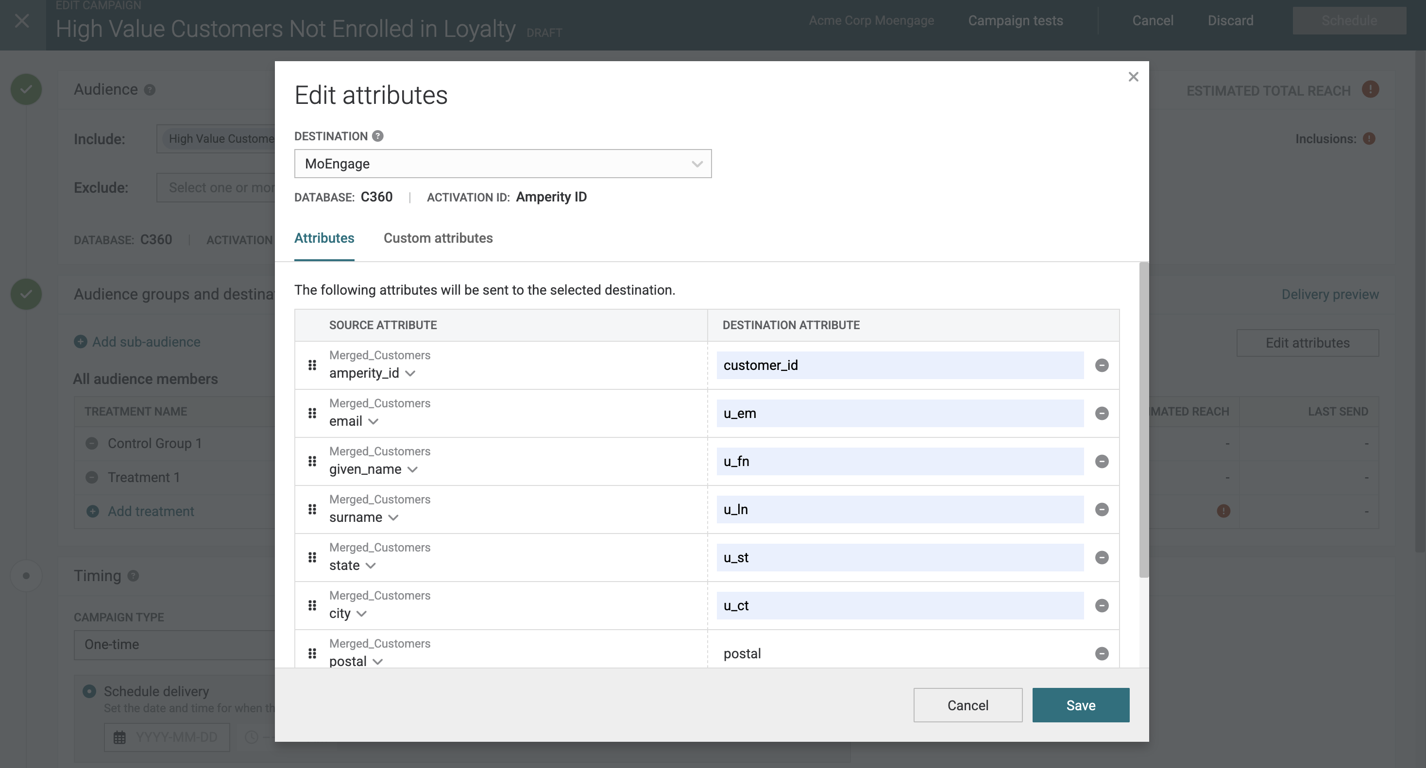 Campaign Builder in Amperity