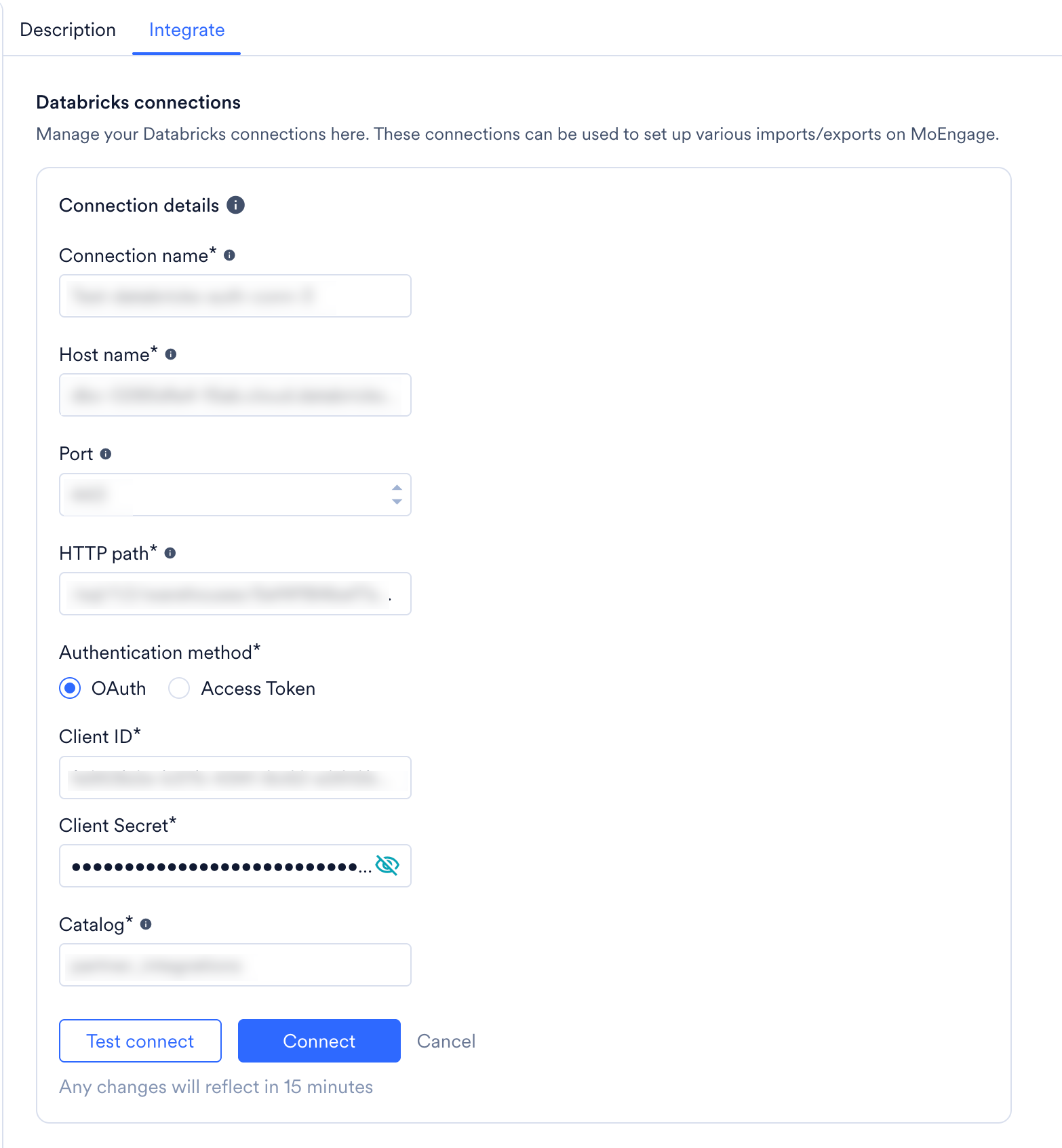 Integration Field Mapping